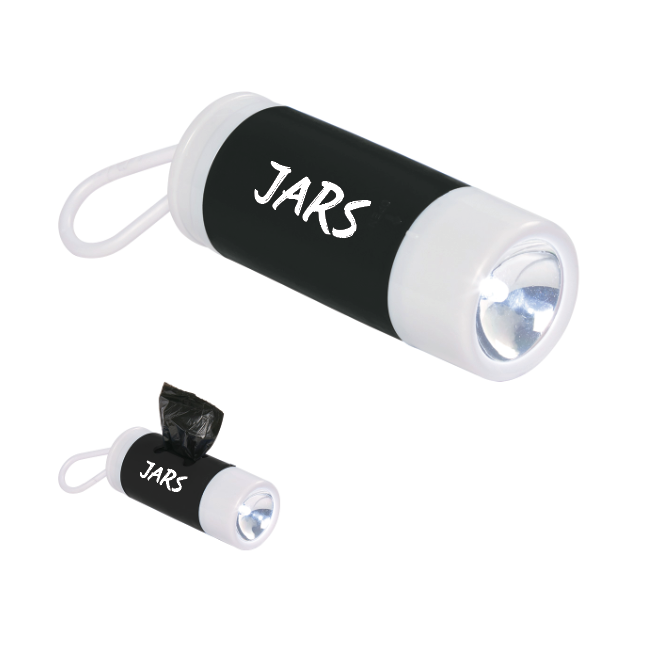 Dog Bag Dispenser with Flashlight
